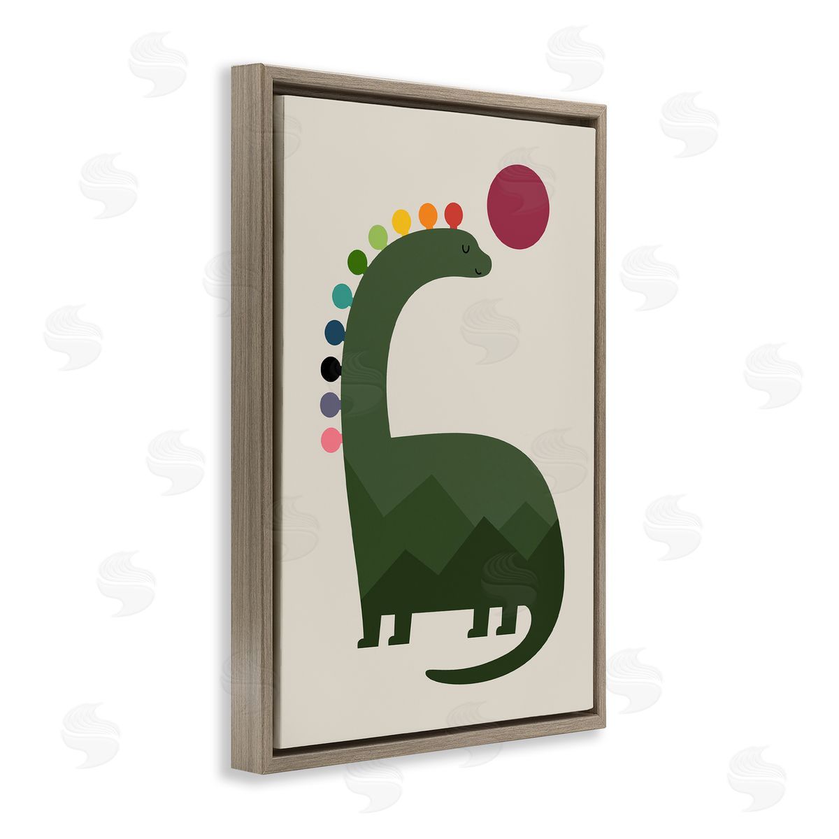 Andy Westface | Minimal Rainbow Dinosaur