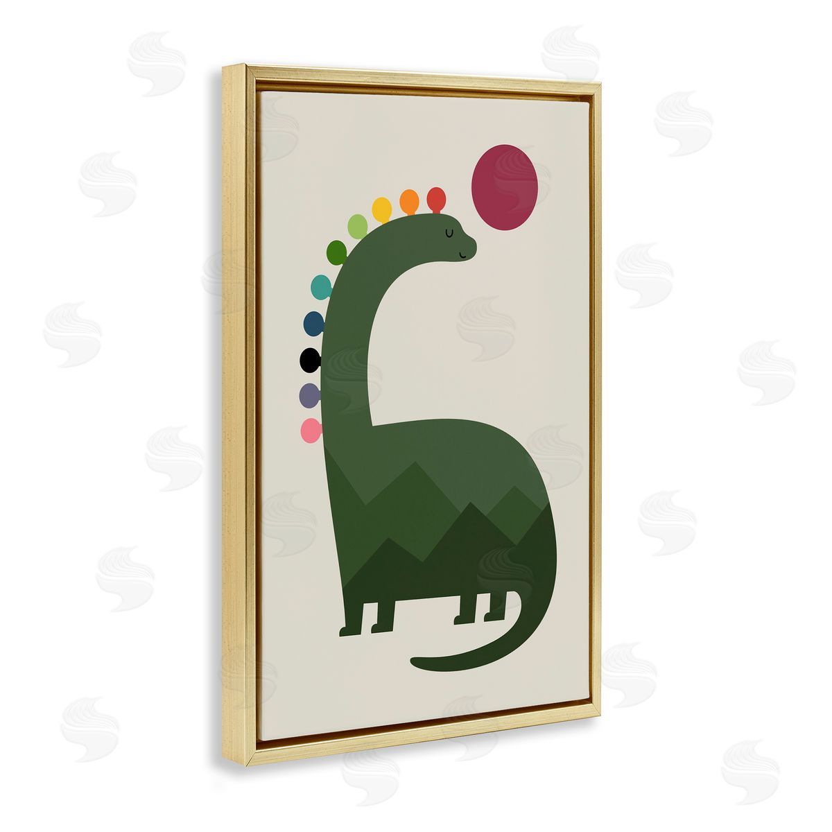 Andy Westface | Minimal Rainbow Dinosaur