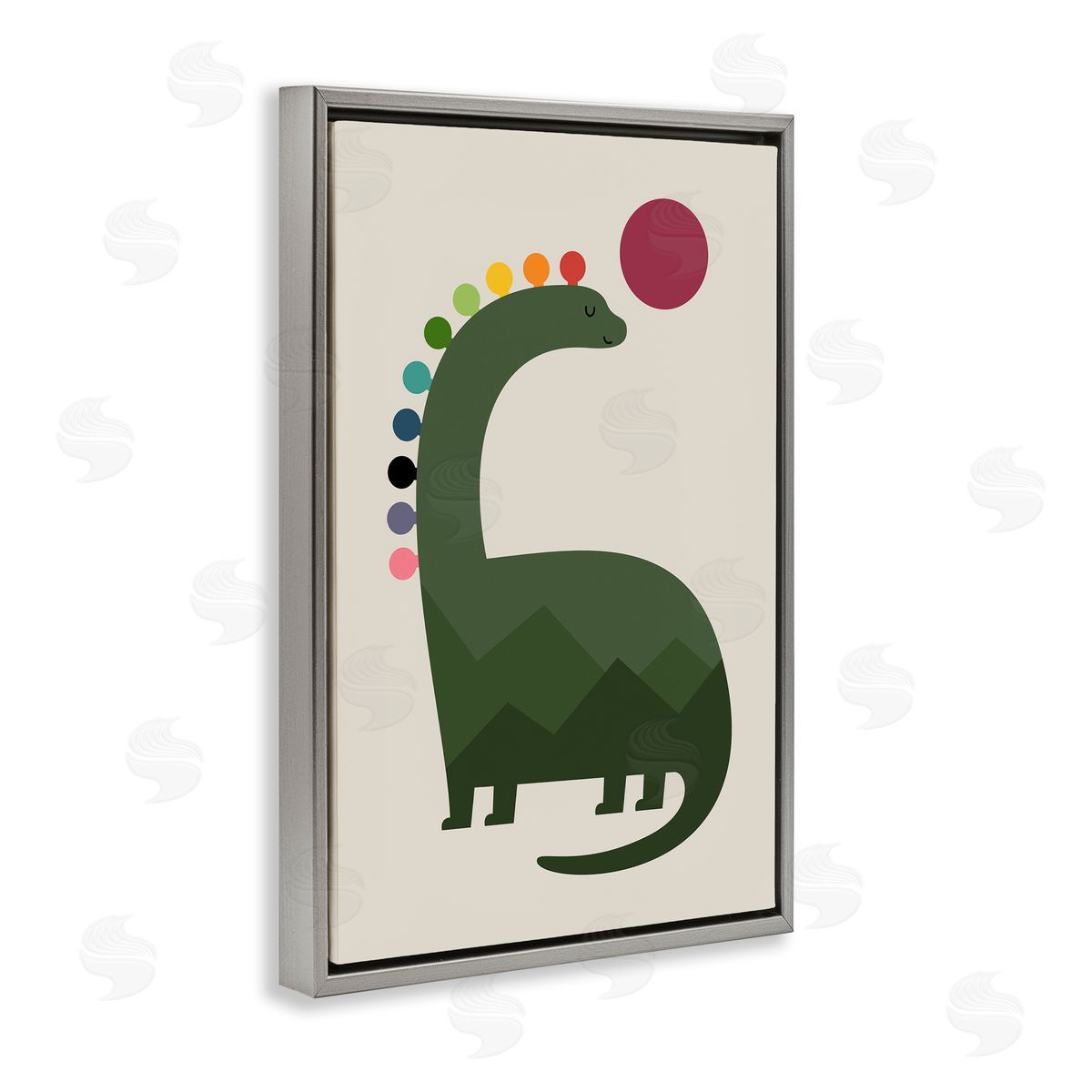 Andy Westface | Minimal Rainbow Dinosaur