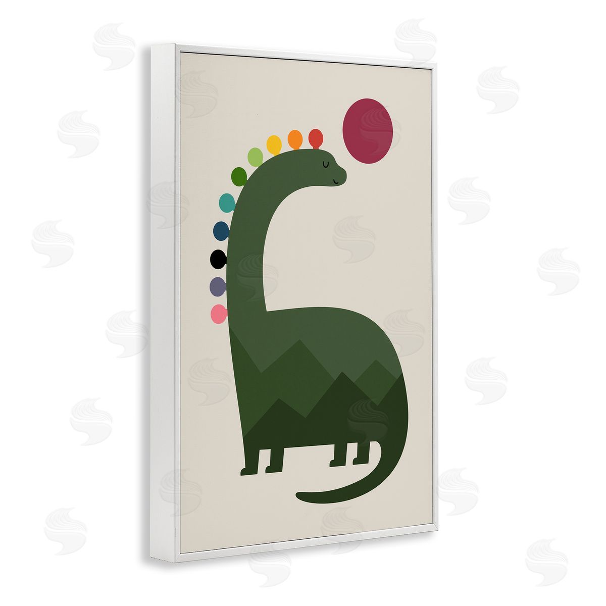 Andy Westface | Minimal Rainbow Dinosaur
