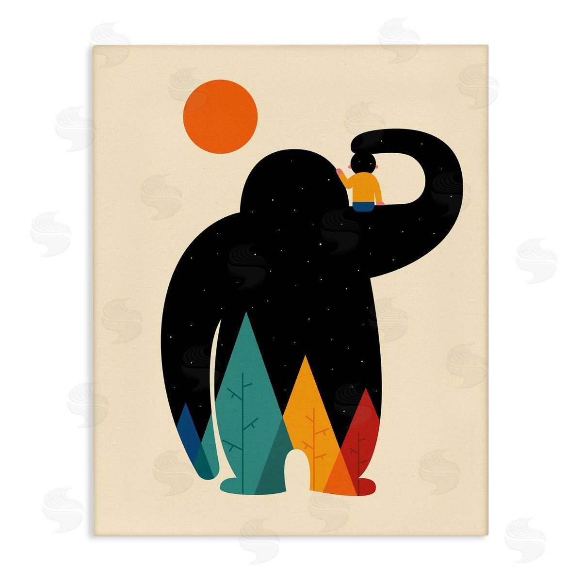 Andy Westface | Creature & Boy Silhouette