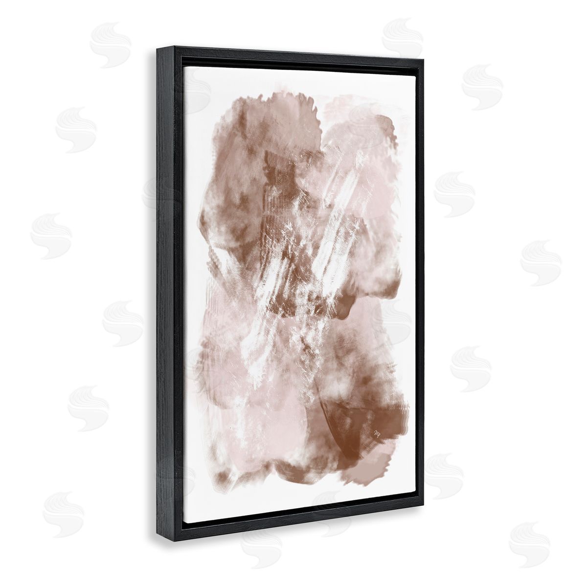 Martina Pavlova | Neutral Earthy Brown Splatter