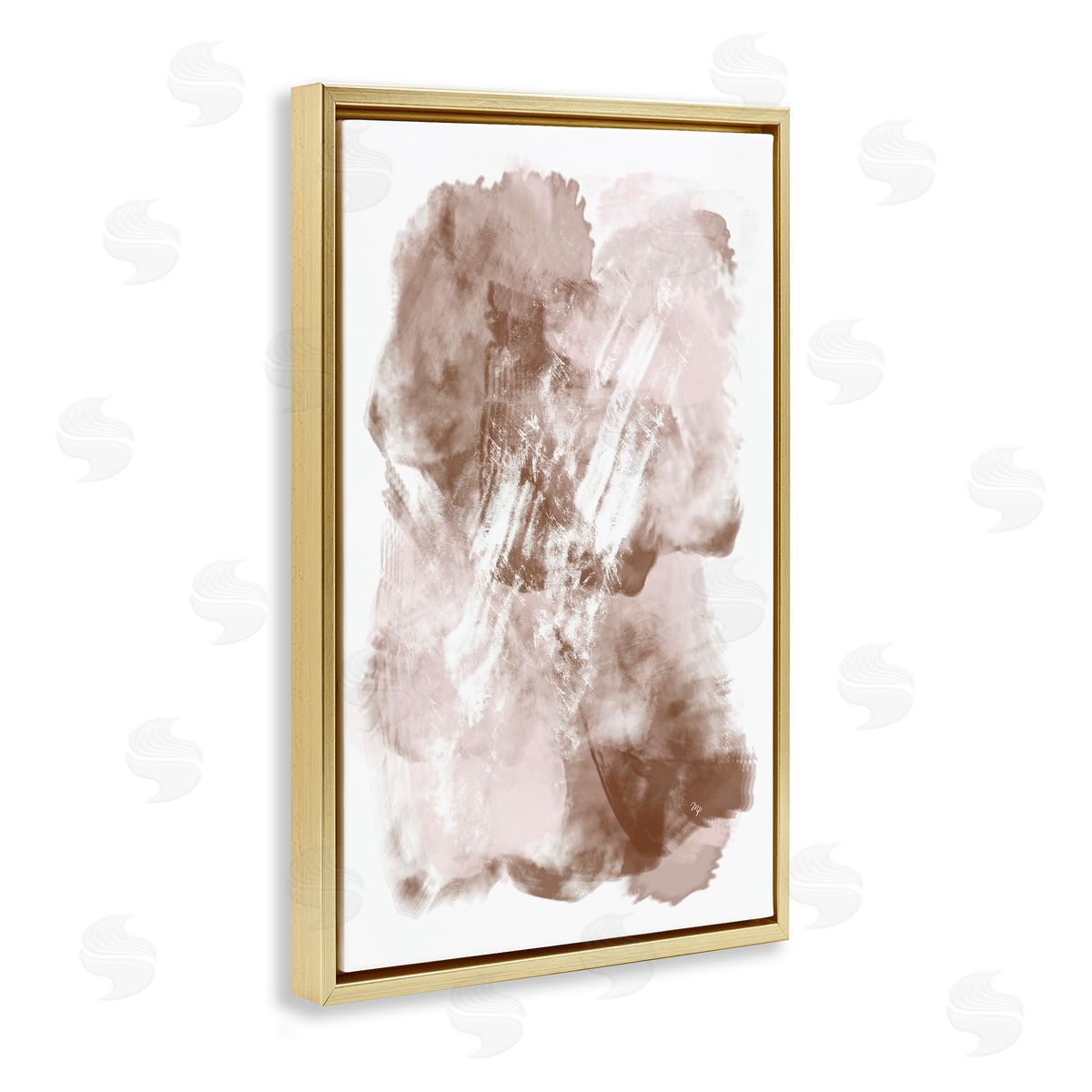 Martina Pavlova | Neutral Earthy Brown Splatter