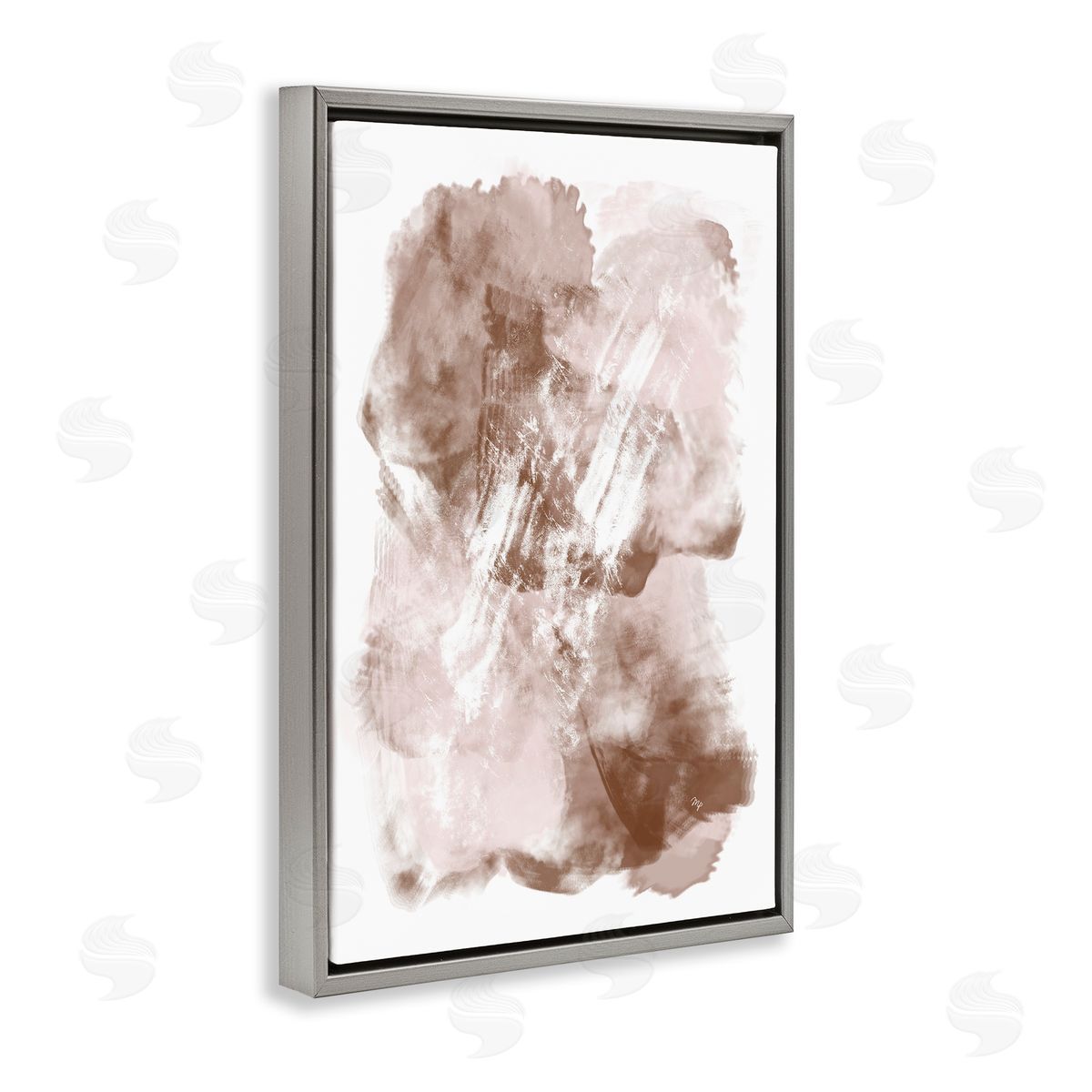 Martina Pavlova | Neutral Earthy Brown Splatter