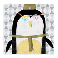 Carla Daly | Cozy Penguin on Geometrics