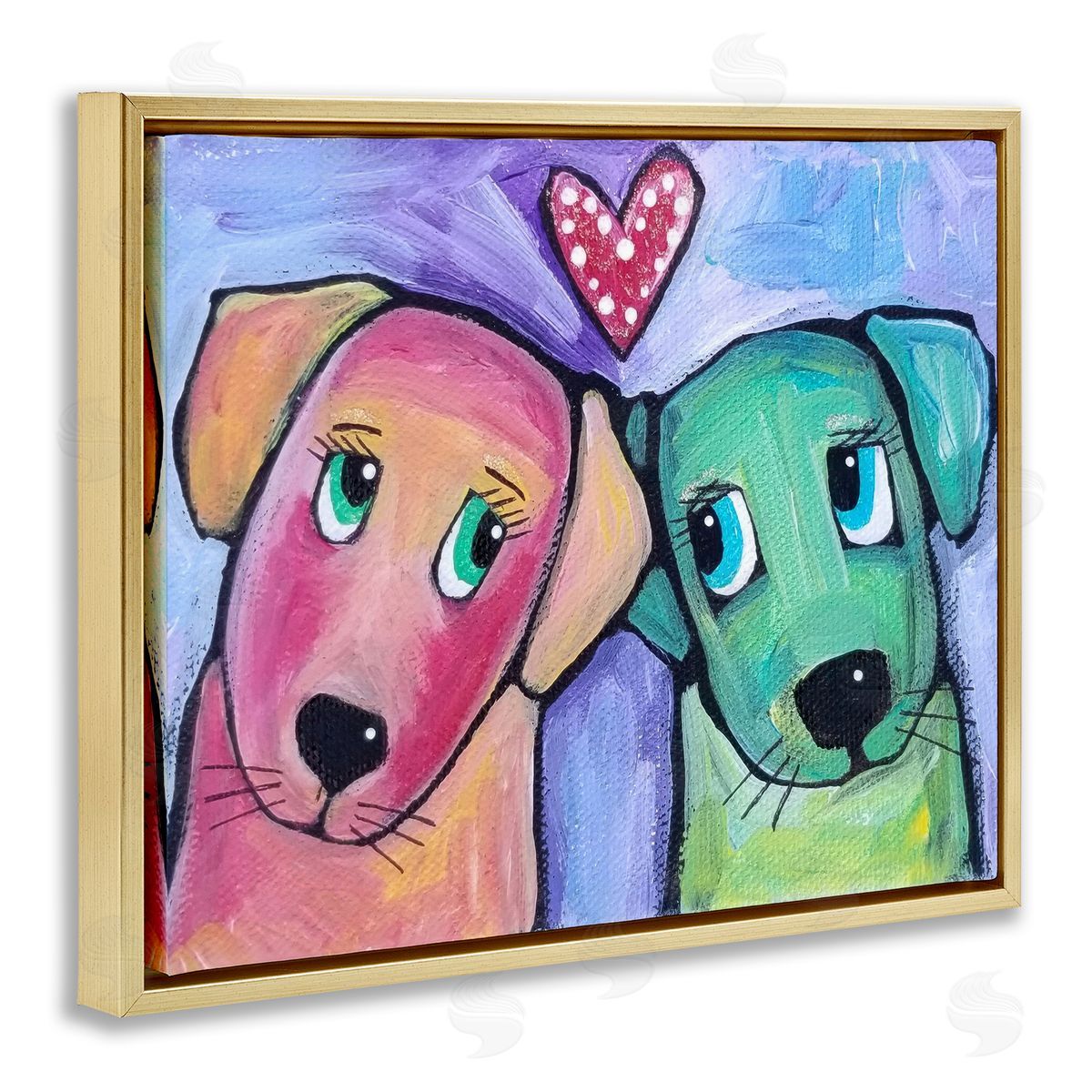Nettie Price | Vivid Pink & Green Puppy Love