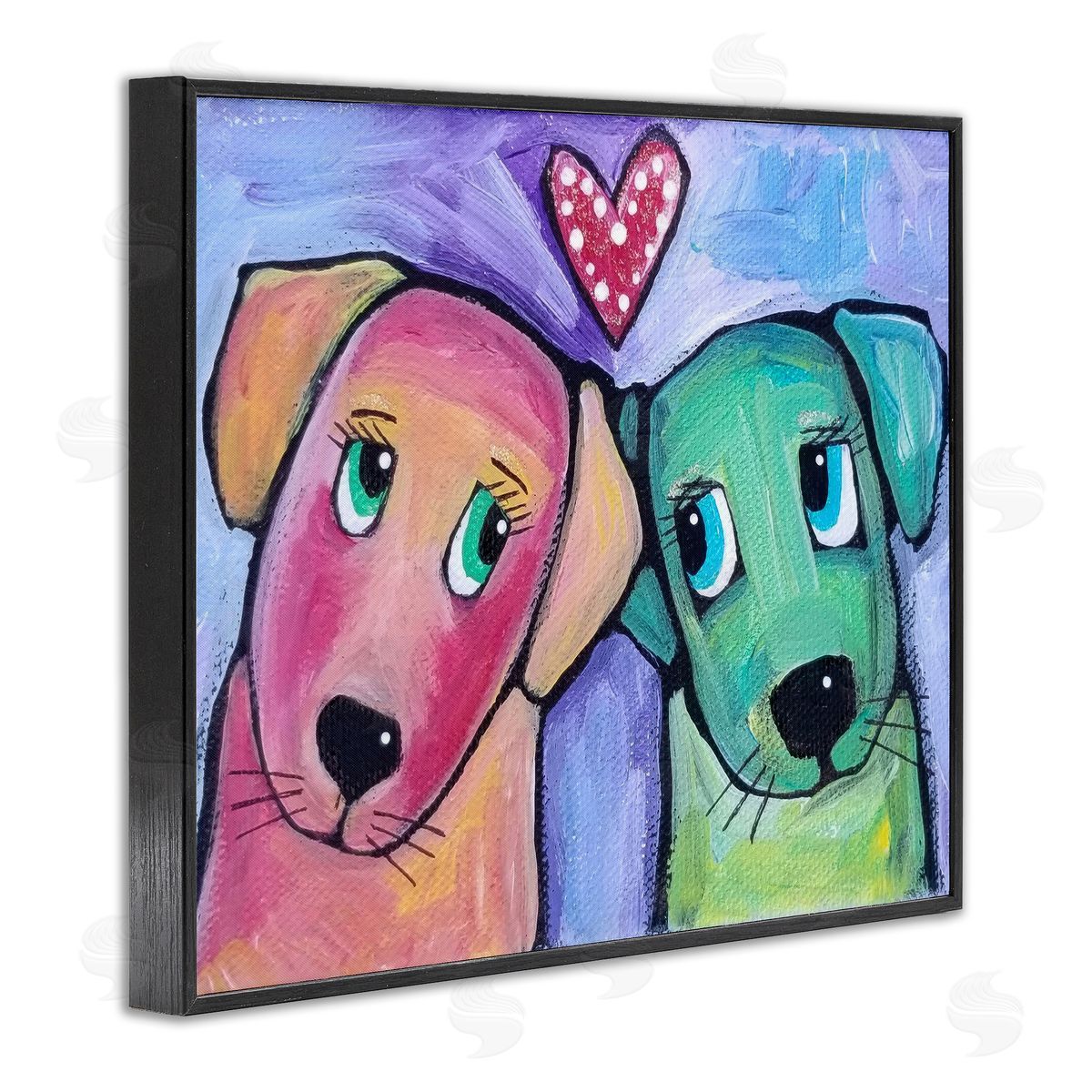 Nettie Price | Vivid Pink & Green Puppy Love