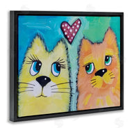 Nettie Price | Loving Cat Pair with Heart