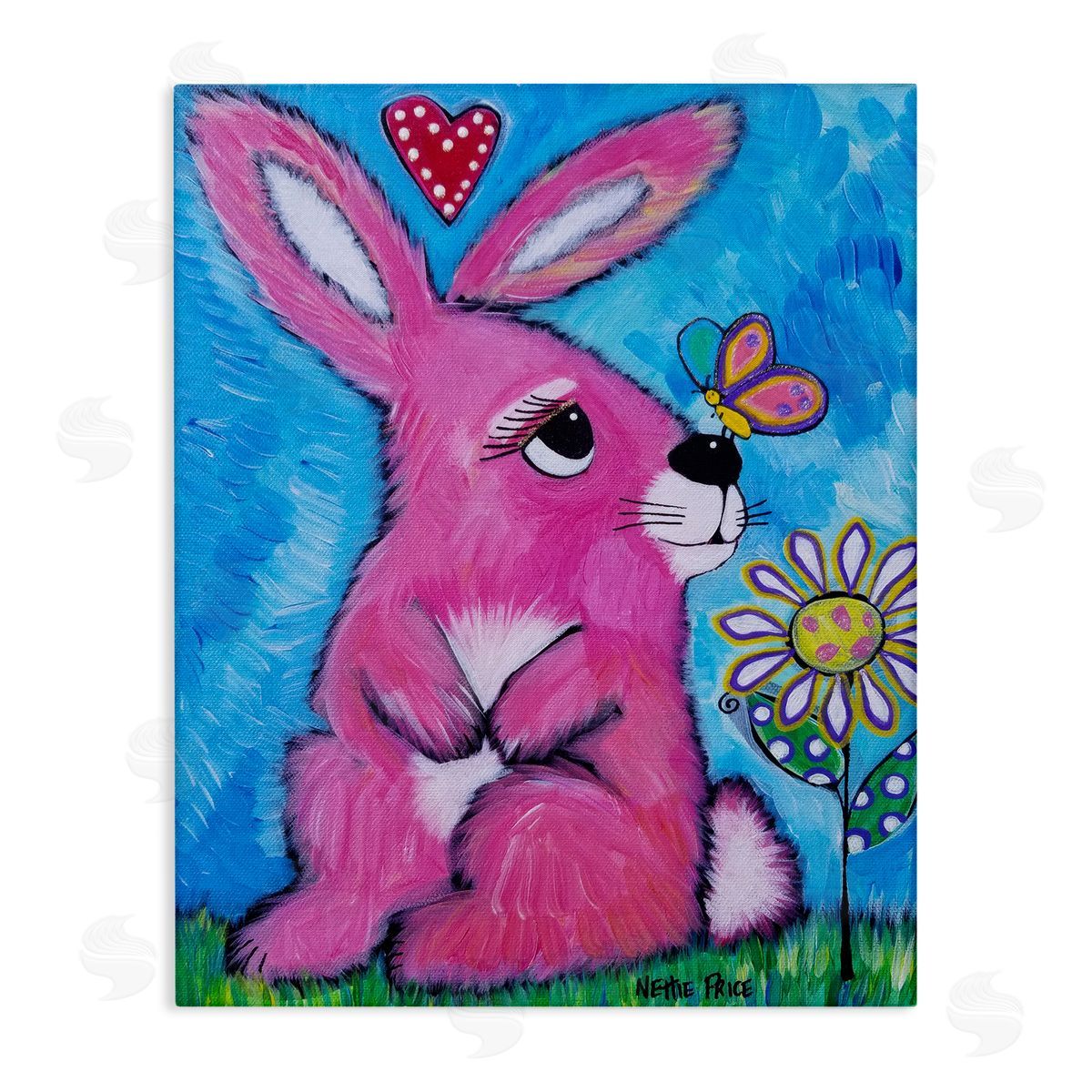 Nettie Price | Pink Bunny in Nature