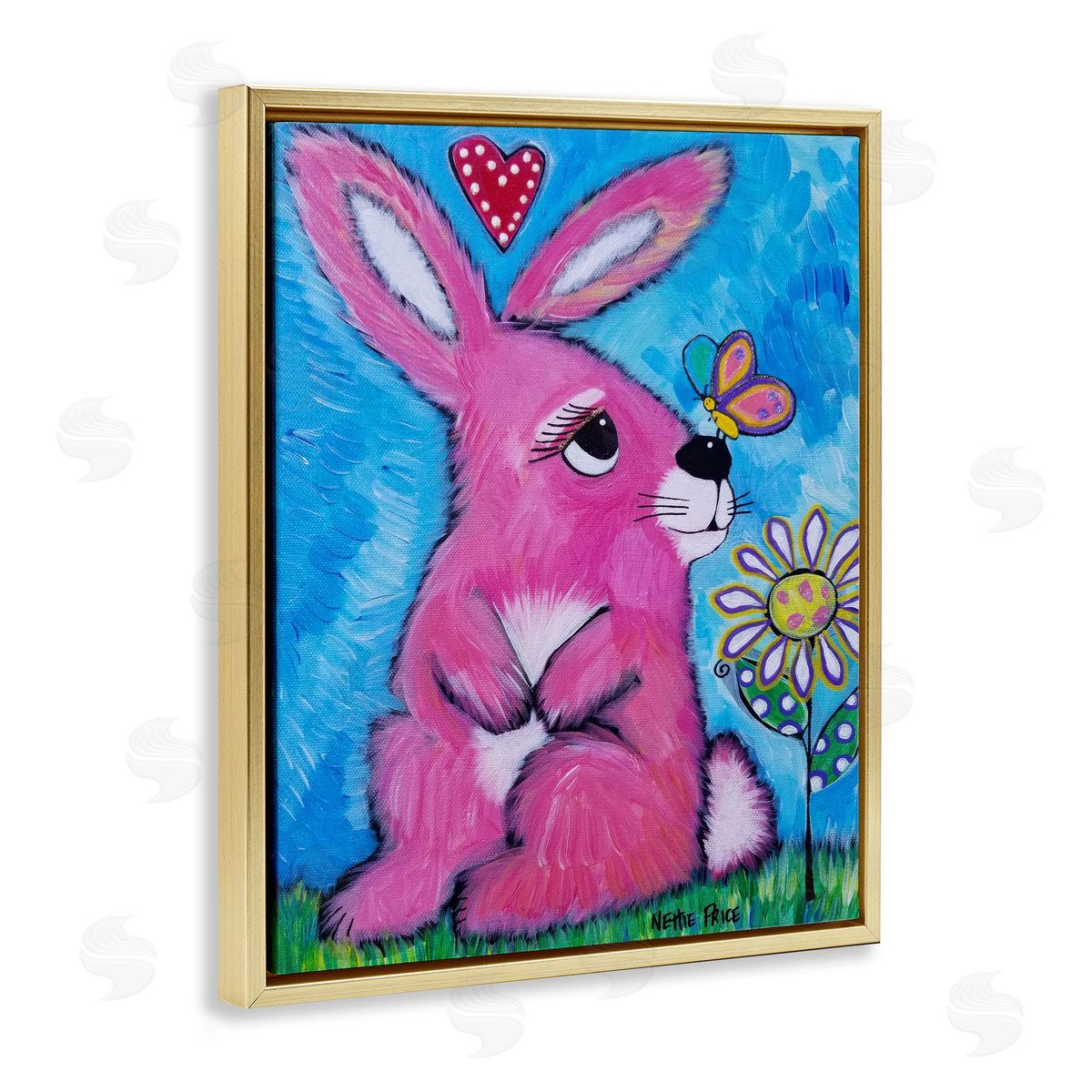 Nettie Price | Pink Bunny in Nature