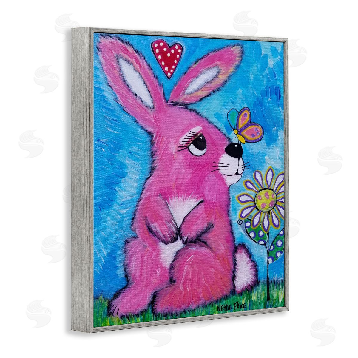 Nettie Price | Pink Bunny in Nature