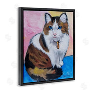 Nettie Price | Brown & White Cat Portrait