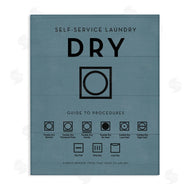 Lettered and Lined | Laundry Dryer Symbols