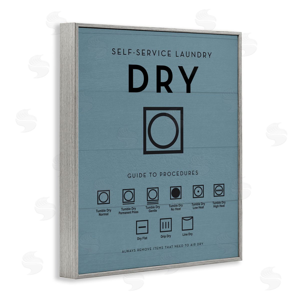 Lettered and Lined | Laundry Dryer Symbols