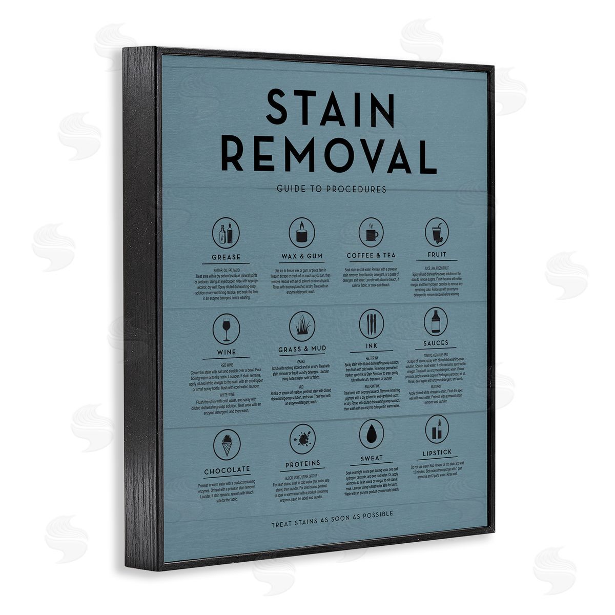 Lettered and Lined | Helpful Stain Removal Chart