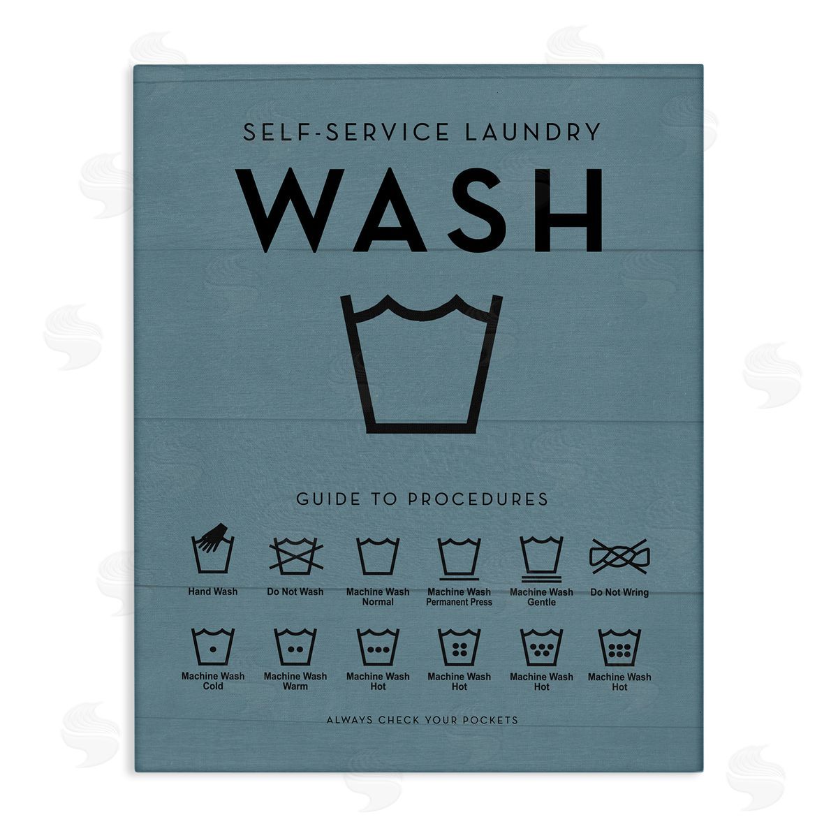 Lettered and Lined | Laundry Reminders Chart