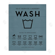 Lettered and Lined | Laundry Reminders Chart