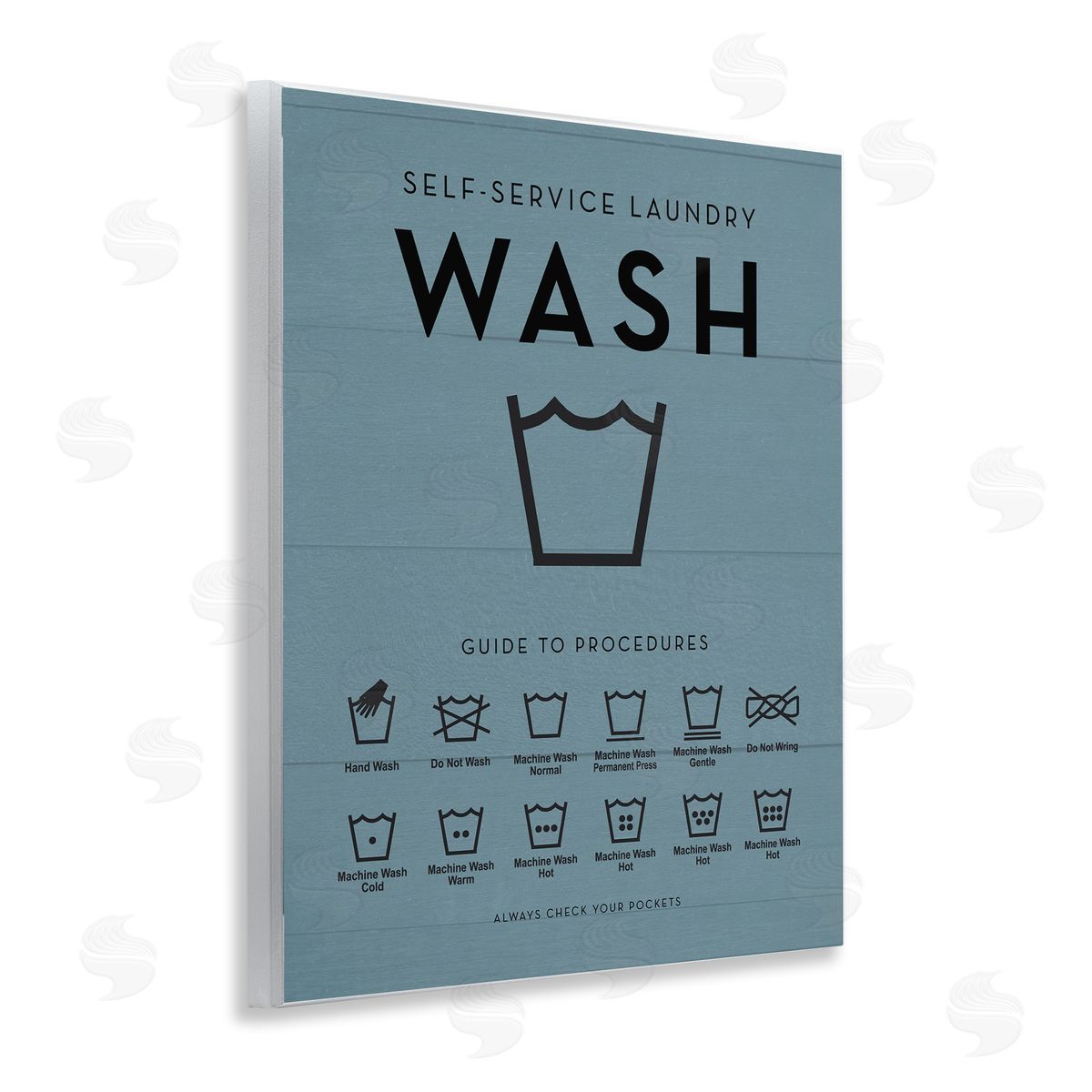 Lettered and Lined | Laundry Reminders Chart