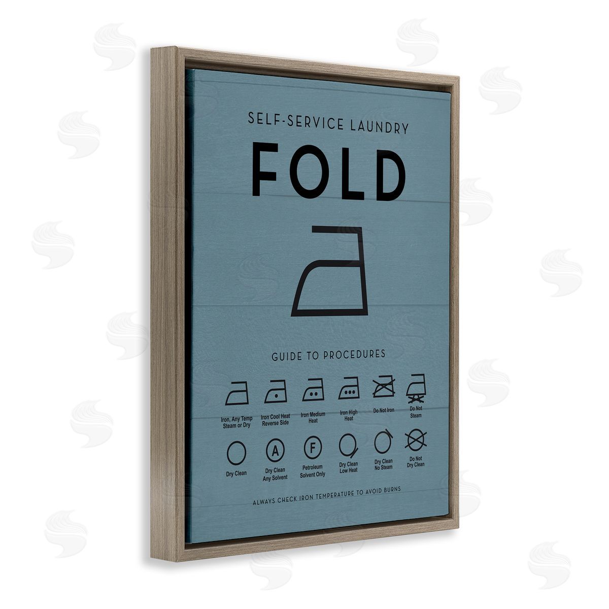 Lettered and Lined | Laundry Ironing Helpful Chart