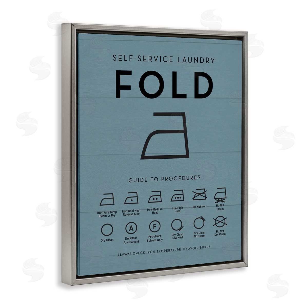 Lettered and Lined | Laundry Ironing Helpful Chart