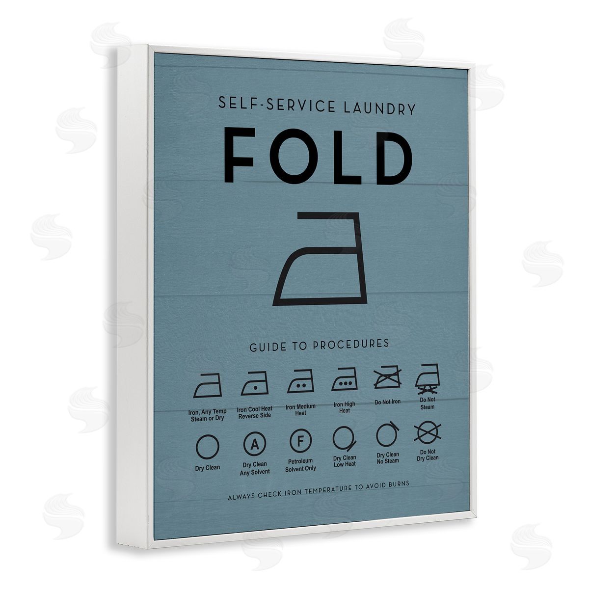 Lettered and Lined | Laundry Ironing Helpful Chart