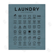 Lettered and Lined | Laundry Cycles Symbol Chart