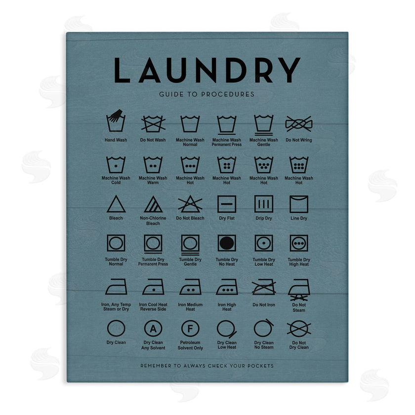 Lettered and Lined | Laundry Cycles Symbol Chart