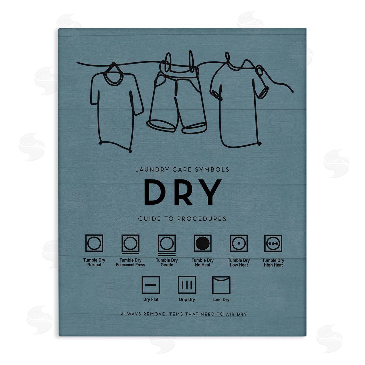 Lettered and Lined | Laundry Dry Reminders