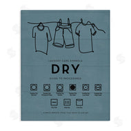 Lettered and Lined | Laundry Dry Reminders