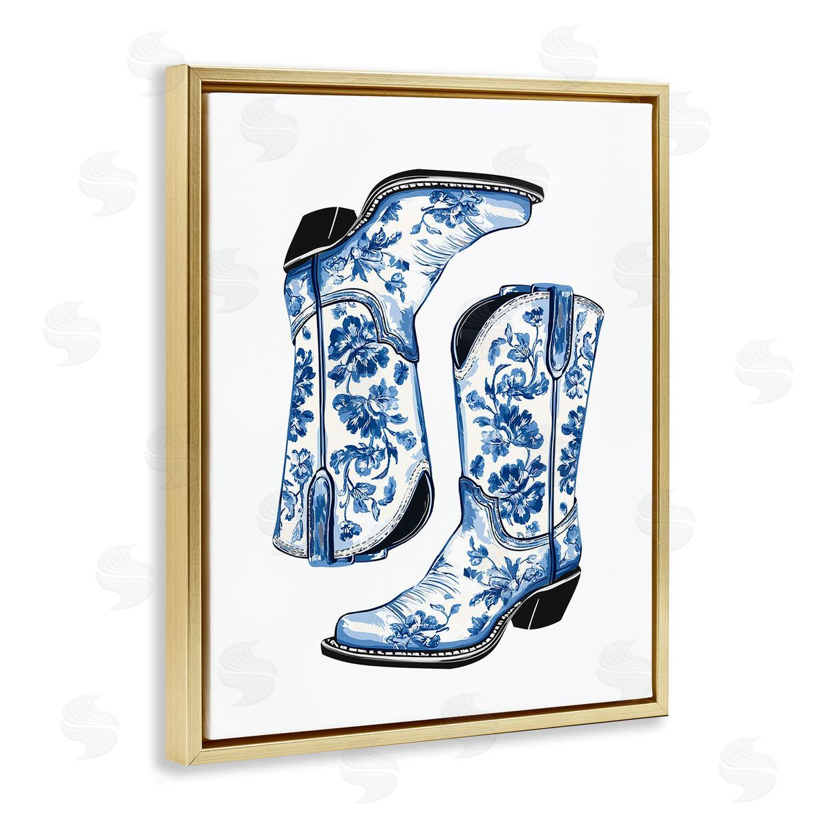 Lettered and Lined | Elegant Floral Cowgirl Boots