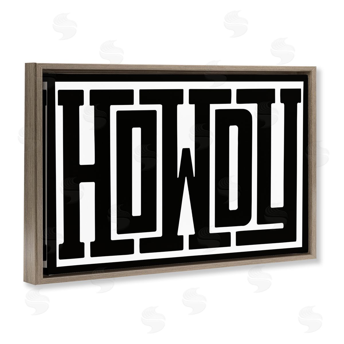 Lettered and Lined | Bold Vintage Howdy Greeting