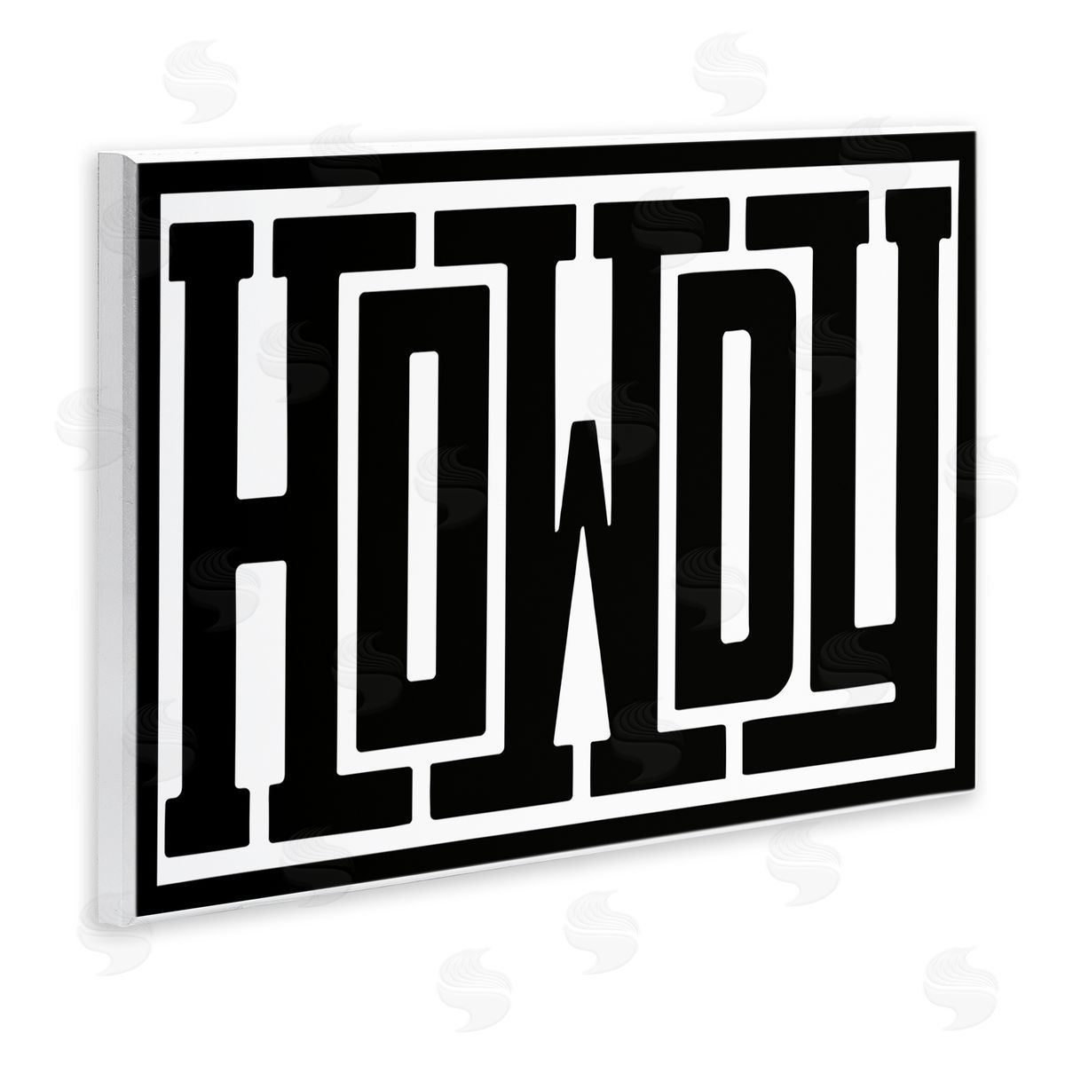 Lettered and Lined | Bold Vintage Howdy Greeting
