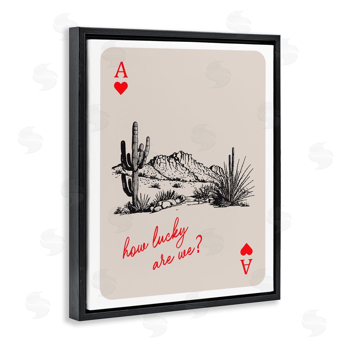 Lettered and Lined | Playing Card with Lucky Phrase