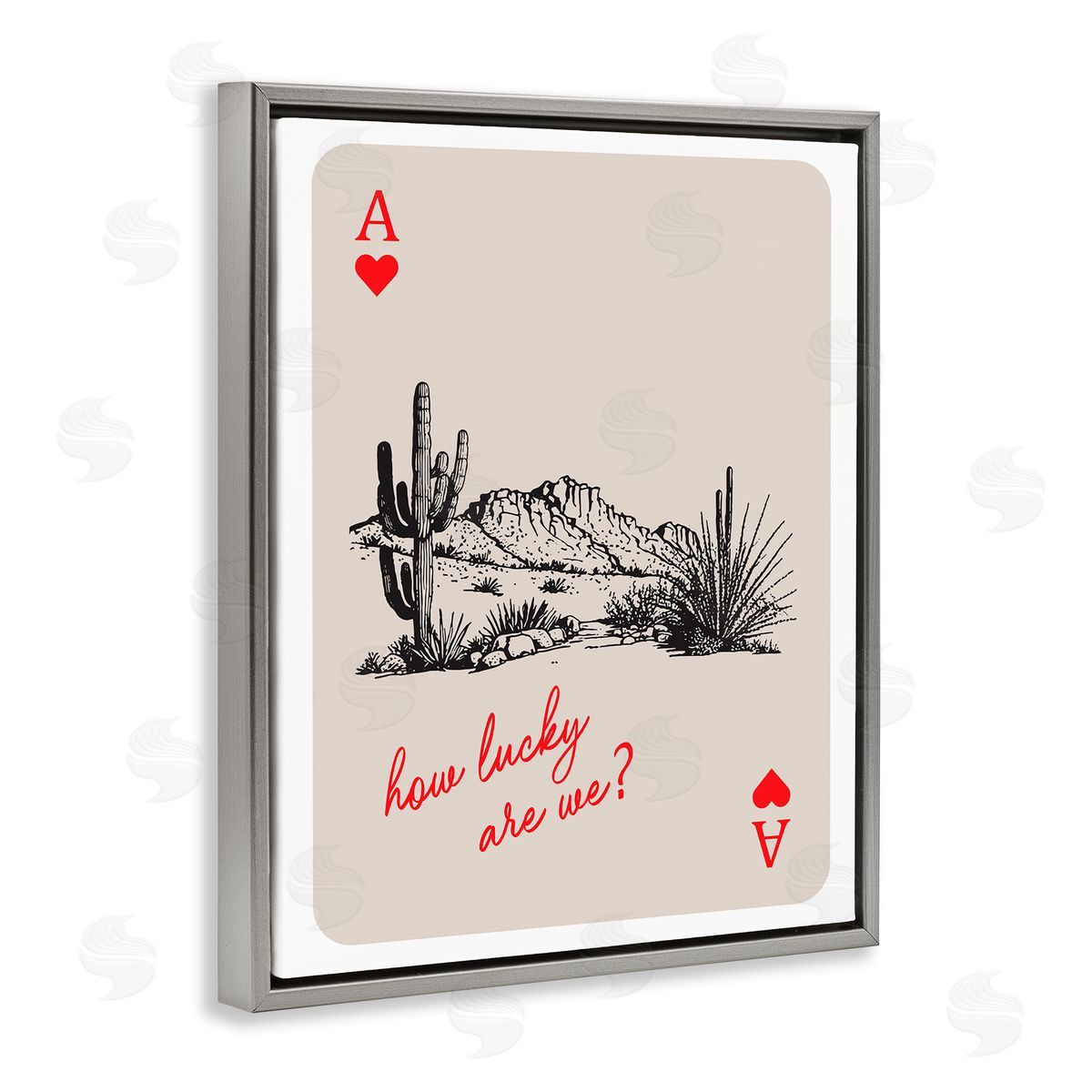 Lettered and Lined | Playing Card with Lucky Phrase