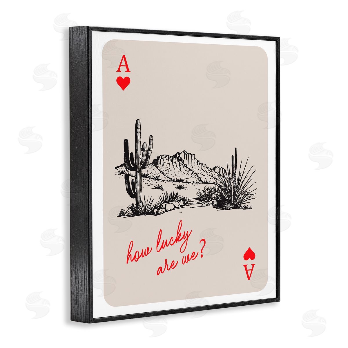 Lettered and Lined | Playing Card with Lucky Phrase