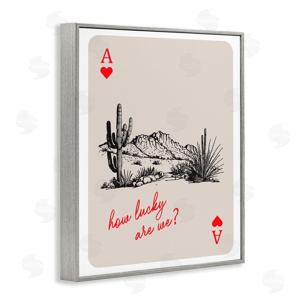 Lettered and Lined | Playing Card with Lucky Phrase