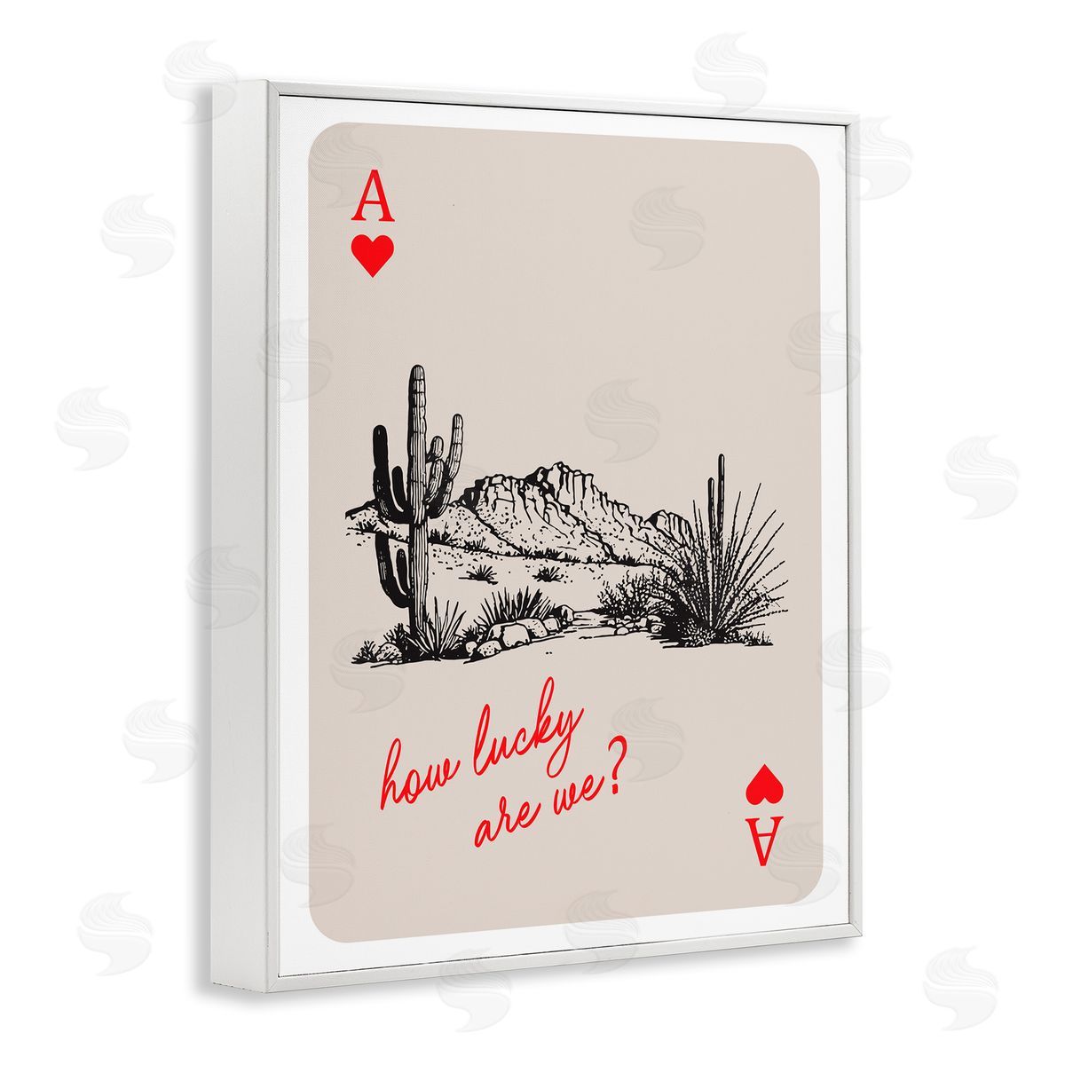 Lettered and Lined | Playing Card with Lucky Phrase