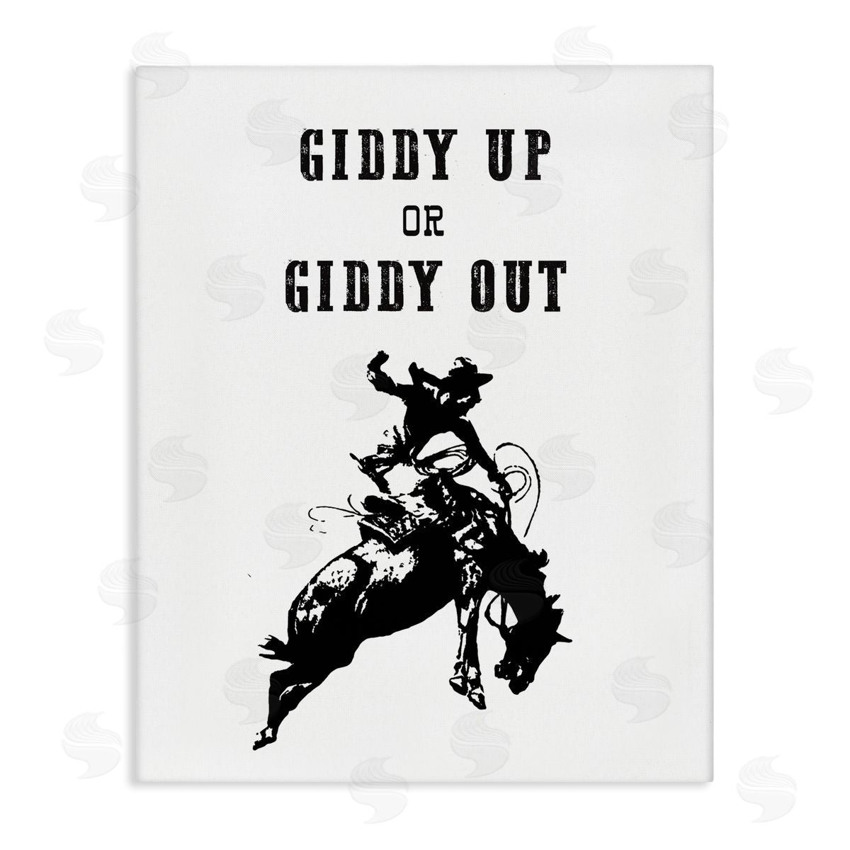 Lettered and Lined | Giddy Up or Out Cowboy