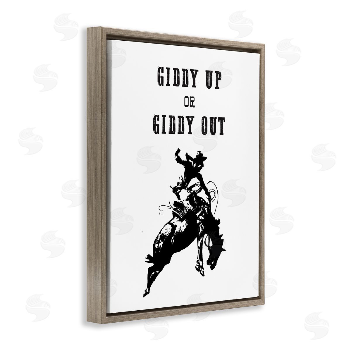 Lettered and Lined | Giddy Up or Out Cowboy
