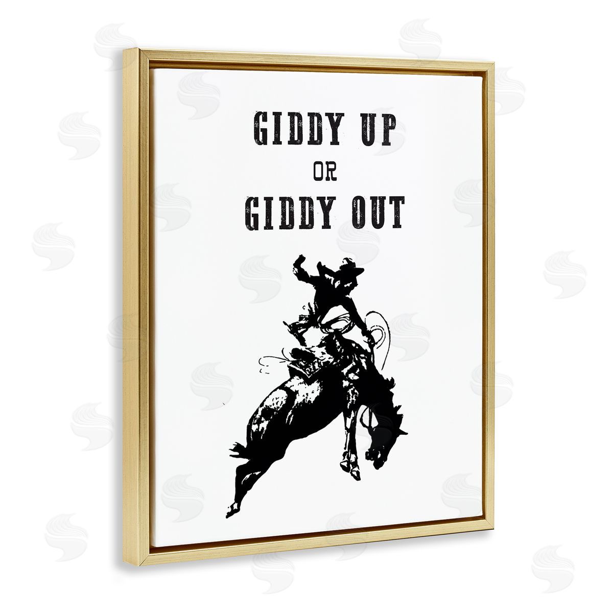 Lettered and Lined | Giddy Up or Out Cowboy