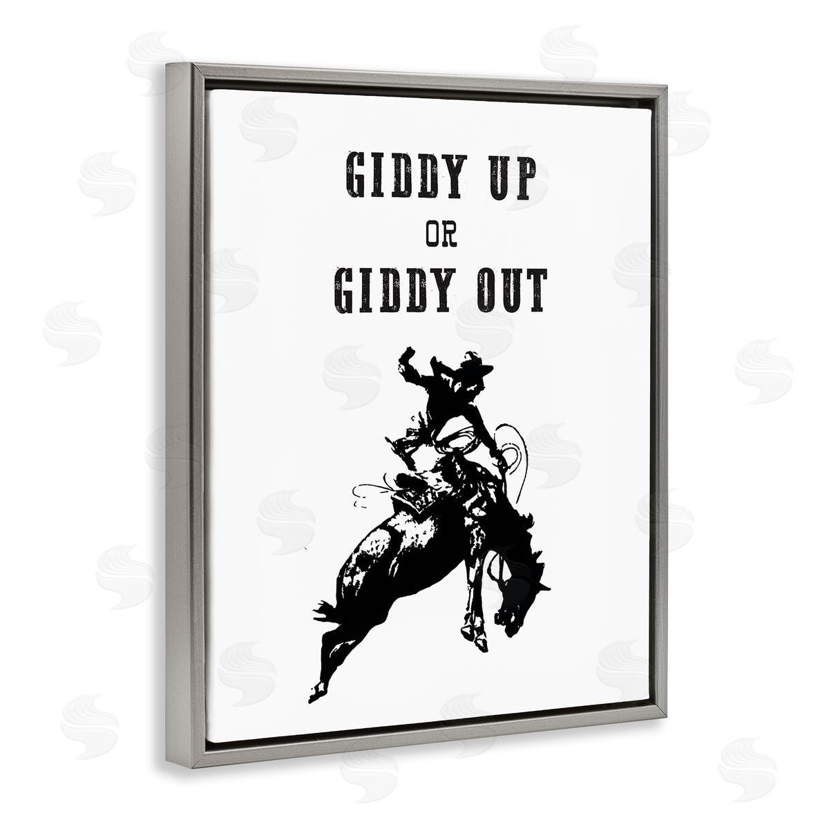 Lettered and Lined | Giddy Up or Out Cowboy