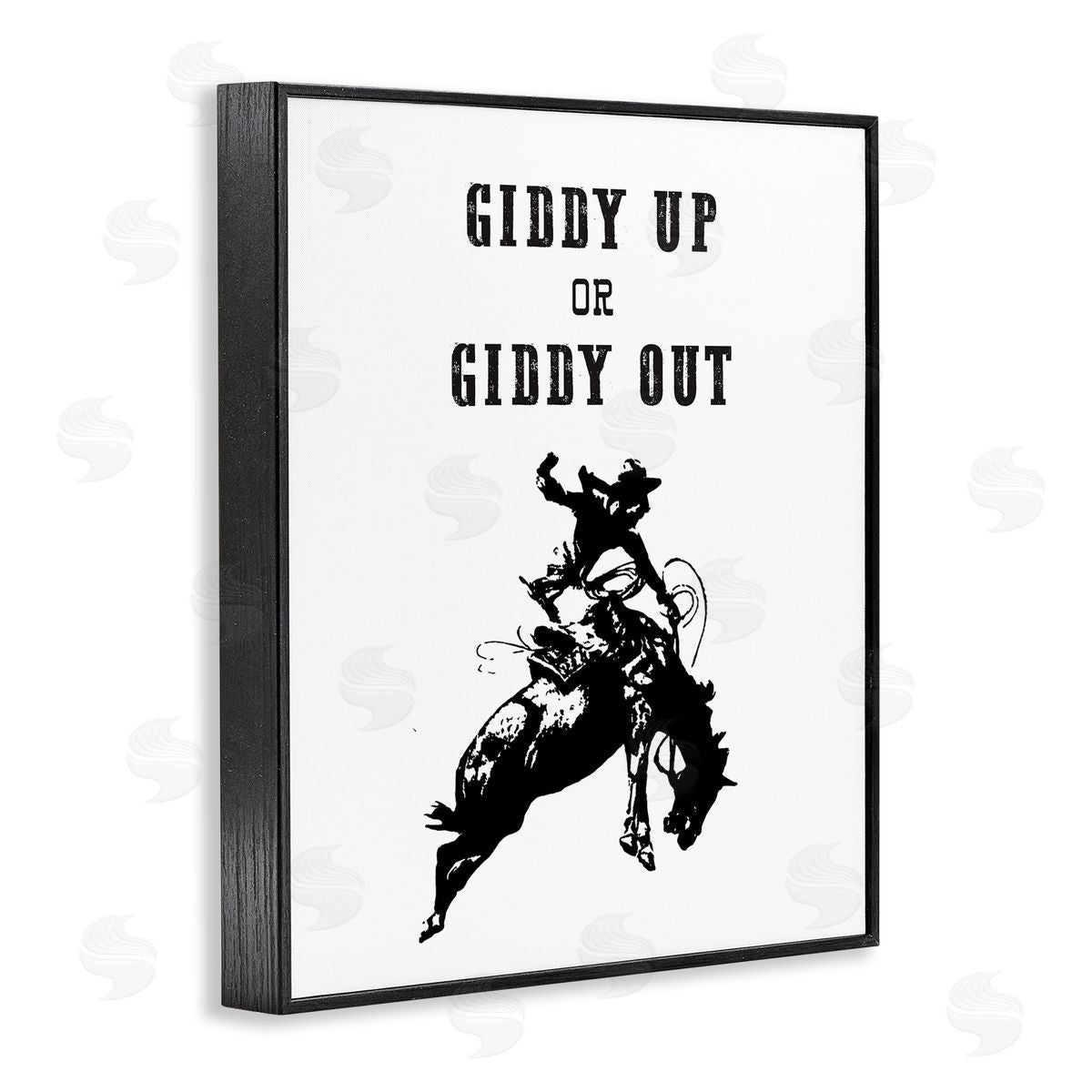 Lettered and Lined | Giddy Up or Out Cowboy