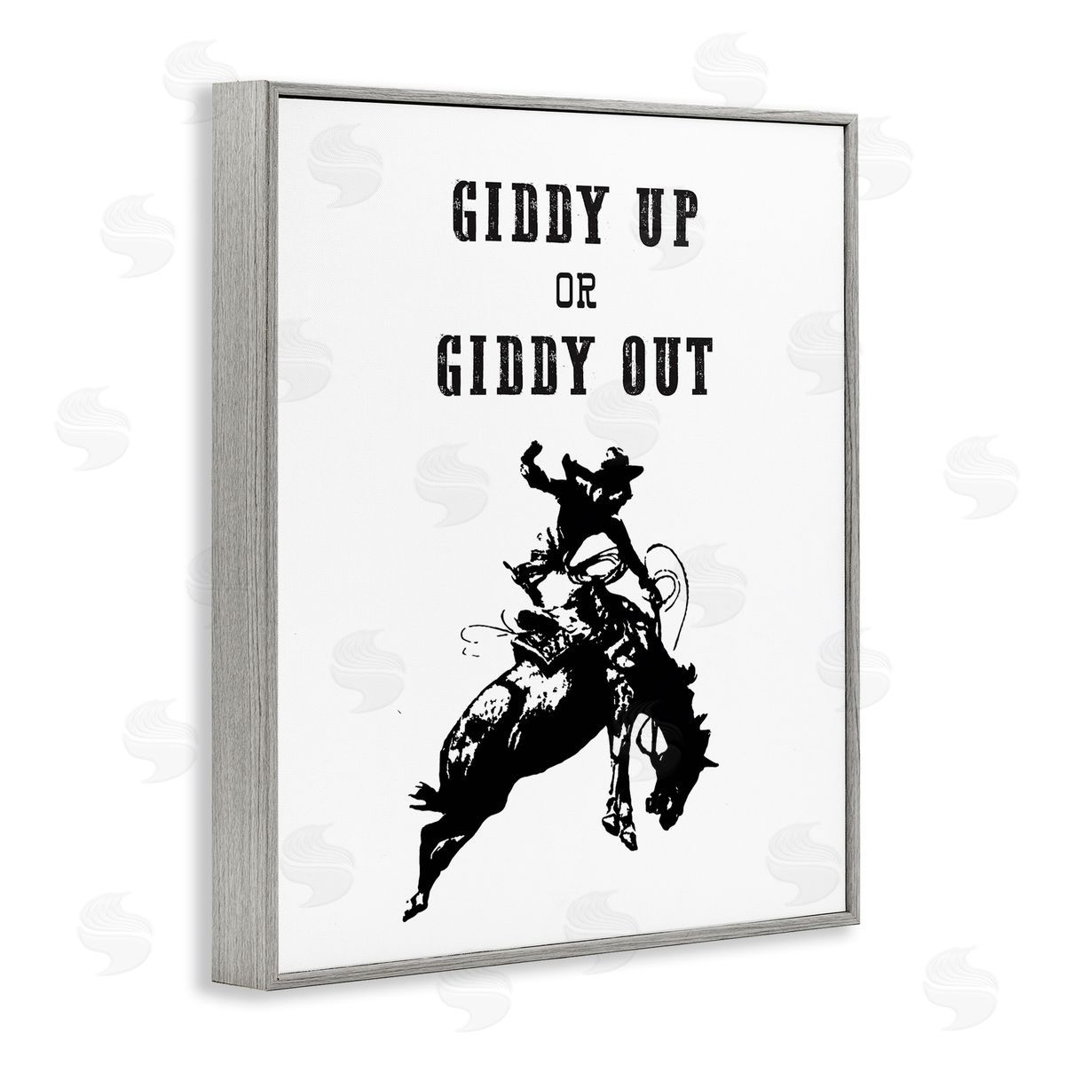 Lettered and Lined | Giddy Up or Out Cowboy