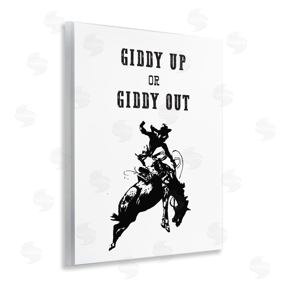 Lettered and Lined | Giddy Up or Out Cowboy