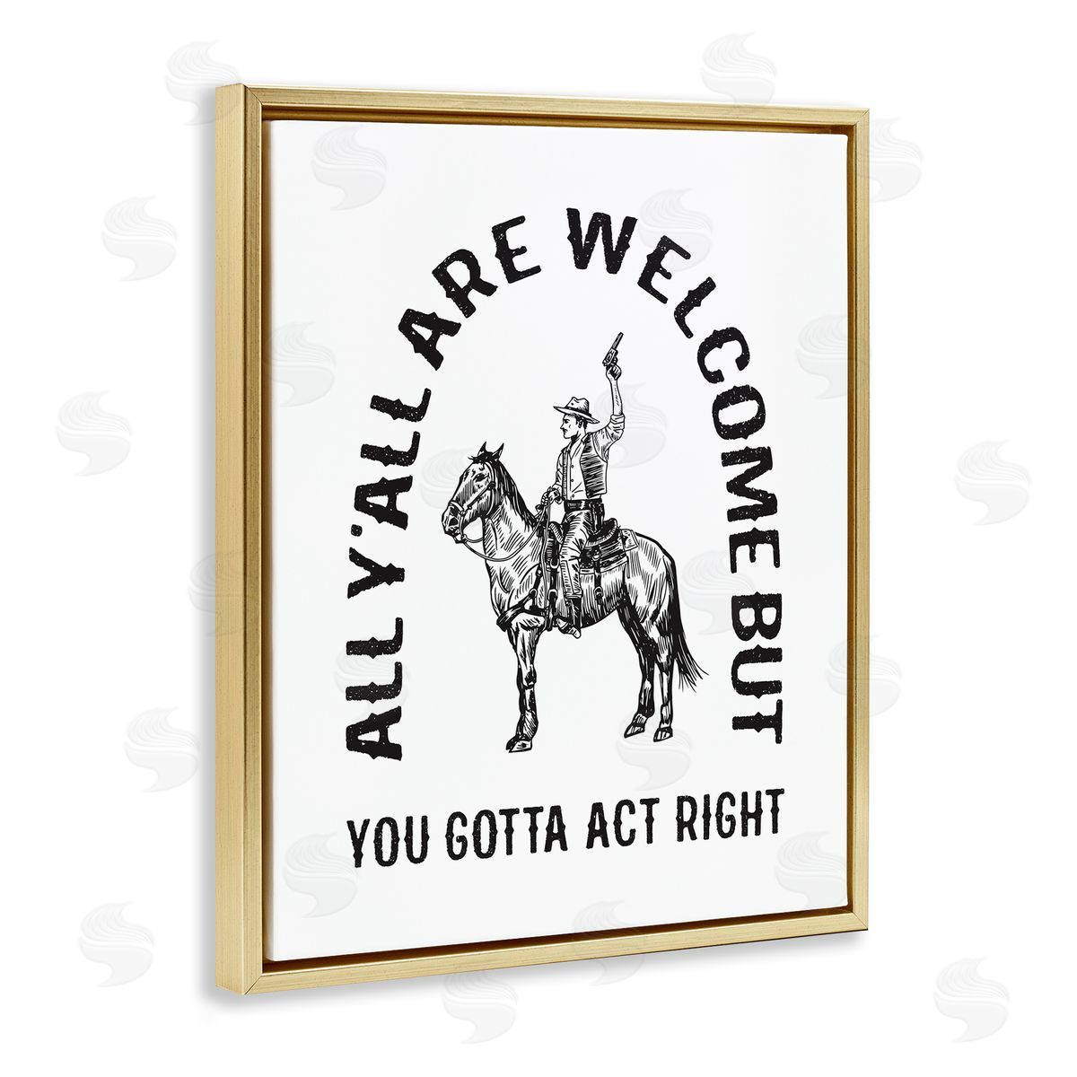 Lettered and Lined | Western Gotta Act Right