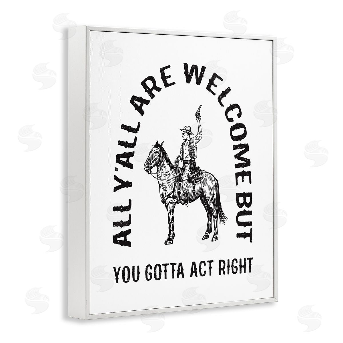 Lettered and Lined | Western Gotta Act Right