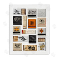 Lettered and Lined | Wild West Rodeo Matchbooks