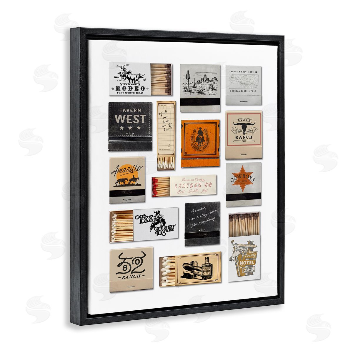 Lettered and Lined | Wild West Rodeo Matchbooks