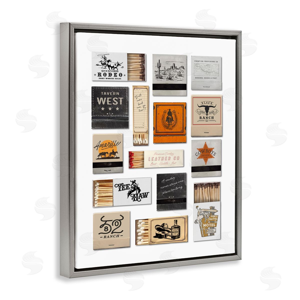 Lettered and Lined | Wild West Rodeo Matchbooks