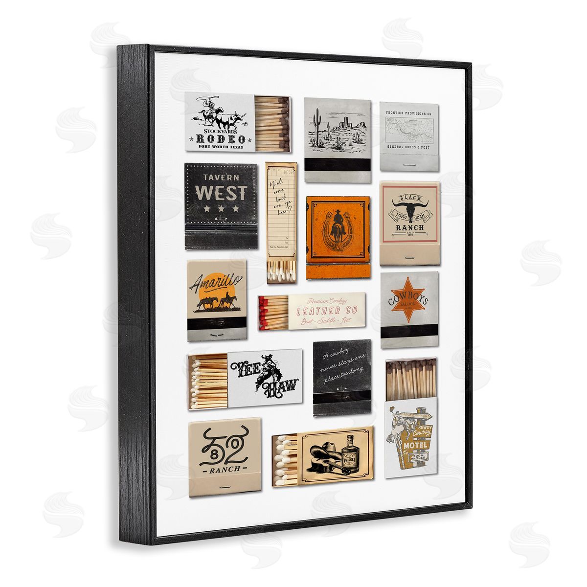 Lettered and Lined | Wild West Rodeo Matchbooks